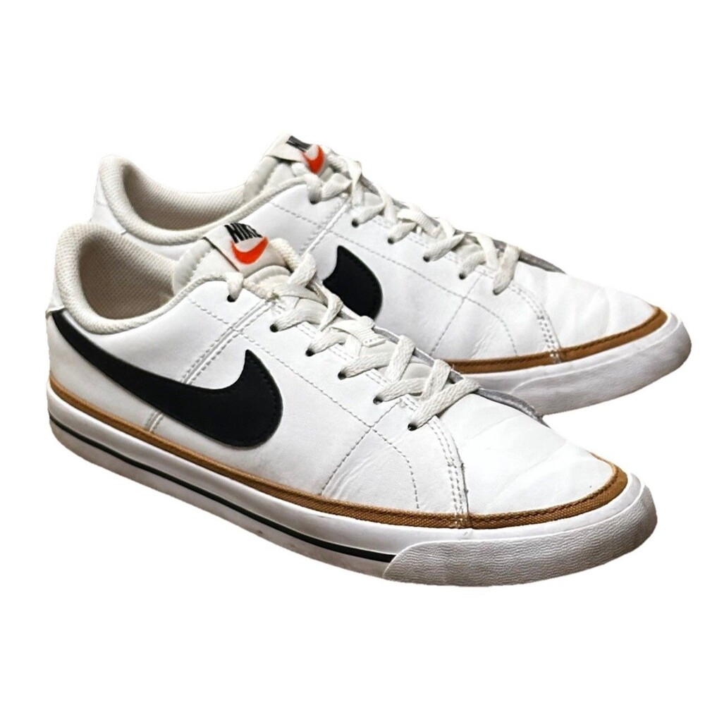 Size 7M Nike Court Legacy Next Nature White Desert Ochre Sherpa Lining Insole